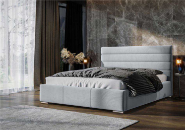 Кровать Омега в базовых тканях, без основания и без подъемного механизма, 180х200