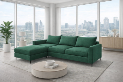 Диван Латте 300 см в тканях Velutto Soft