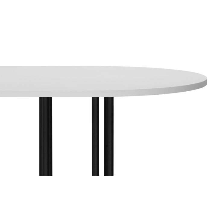 Обеденные столы, Стол Хьюго О 160 х 90 (черные ноги)
