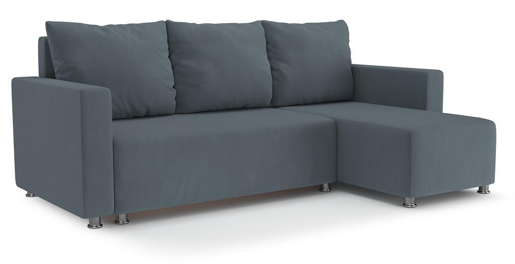 Диваны угловые в гостиную, Угловой диван Каир Lux 2 универсальный велюр