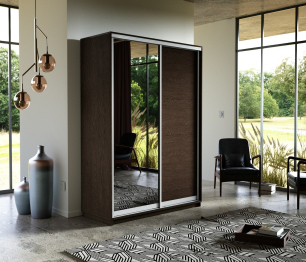 Шкаф-купе Экспресс Медиум дуо 2400 x 1400 x 600