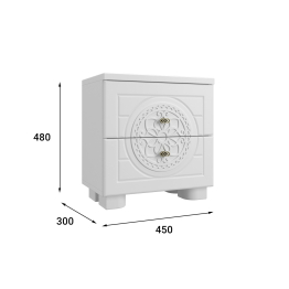 Тумба прикроватная «Монблан» МБ-38К