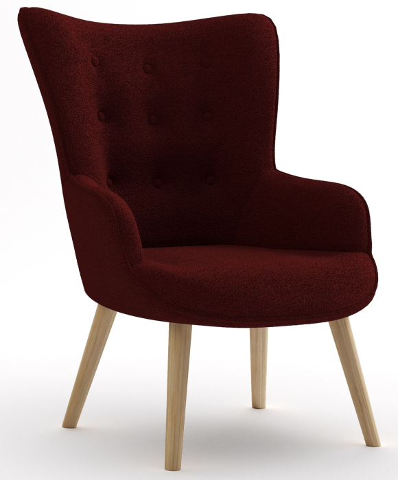 Кресло для отдыха, Кресло интерьерное Шелли, искусственный мех