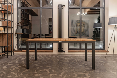 Обеденный стол OSCAR со столешницей из тика