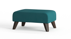 Пуф в прихожую, Пуф Барон на ножках, велюр