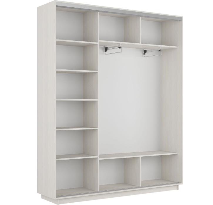 Шкафы-купе 3-х дверные, Шкаф-купе Экспресс 3-х дверный Фотопечать Ленты Стекла 210х45х220