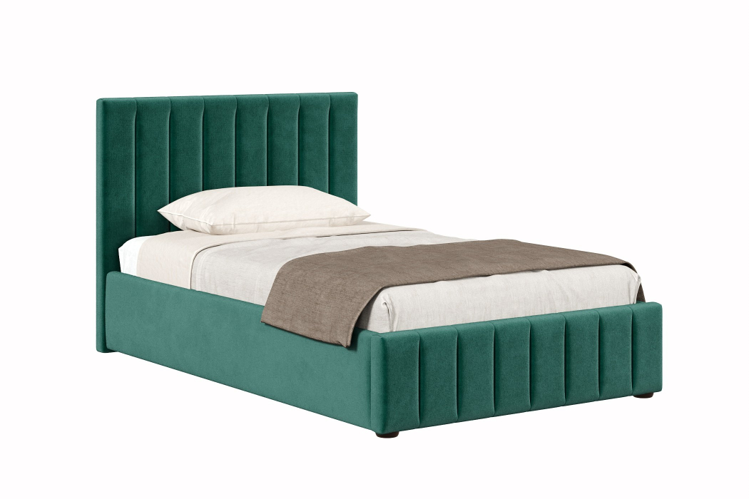 Мягкая кровать, Кровать Верона 1200 велюр