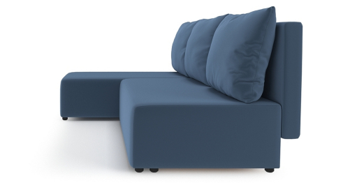 Угловой диван Каир Lux, велюр, левый