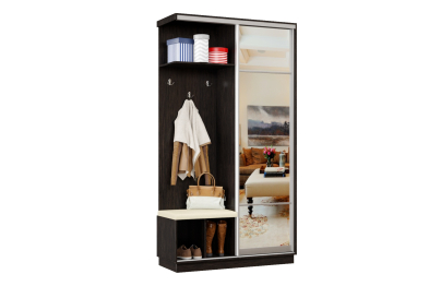 Прихожая Премьер 02 Лайт 11 Левая Мягкая