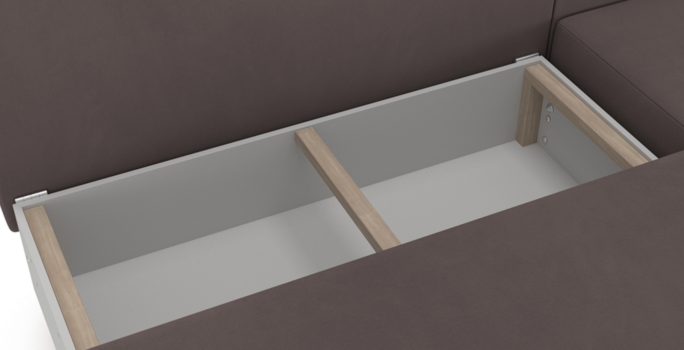 Диваны угловые в гостиную, Угловой диван Каир Lux, велюр, правый