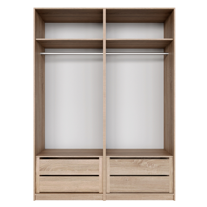 Шкафы распашные, Шкаф распашной Е1 Локер 162х52.5х220 см, с модулем