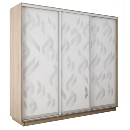 Шкаф-купе Экспресс 3-х дверный Фотопечать Ленты Стекла 180х60х220