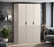 Для одежды, Шкаф трехдверный Макс 1500 мм, вариант №3 (ЛДСП/МДФ)