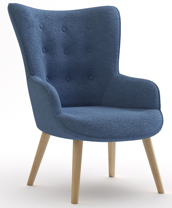 Кресло для отдыха, Кресло интерьерное Шелли, искусственный мех