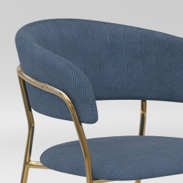 Стул Whispered Fusion вельвет, золотой