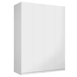 Шкаф распашной Е1 Локер 162х52.5х220 см,с двумя комплектами полок и модулем