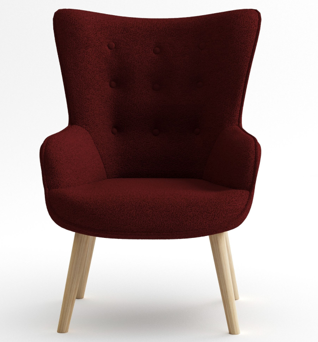 Кресло для отдыха, Кресло интерьерное Шелли, искусственный мех