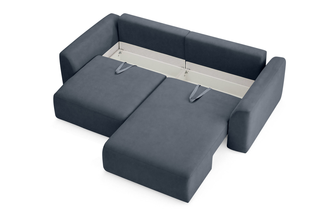 Диваны угловые в гостиную, Диван угловой Спейс, Велюр