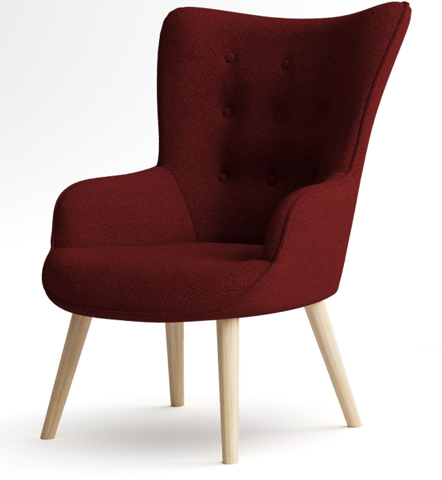 Кресло для отдыха, Кресло интерьерное Шелли, искусственный мех