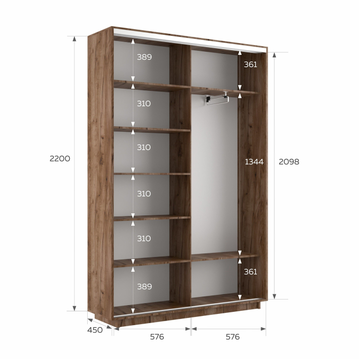 Шкафы-купе 2-х дверные, Шкаф-купе Экспресс 2-х дверный Фотопечать Шелк Стекла 120х45х220