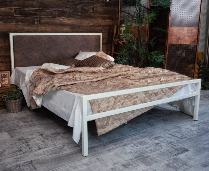 Кровати 90 см, Кровать в стиле лофт Лоренцо 0.9 (Белый)