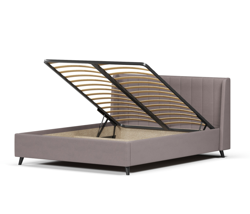 Мягкая кровать, Кровать Милла 140, велюр