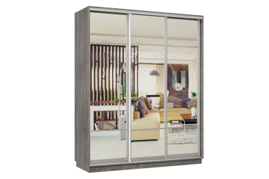 Шкаф-купе Премьер Лайт 23 (11;11;11) трехдверный