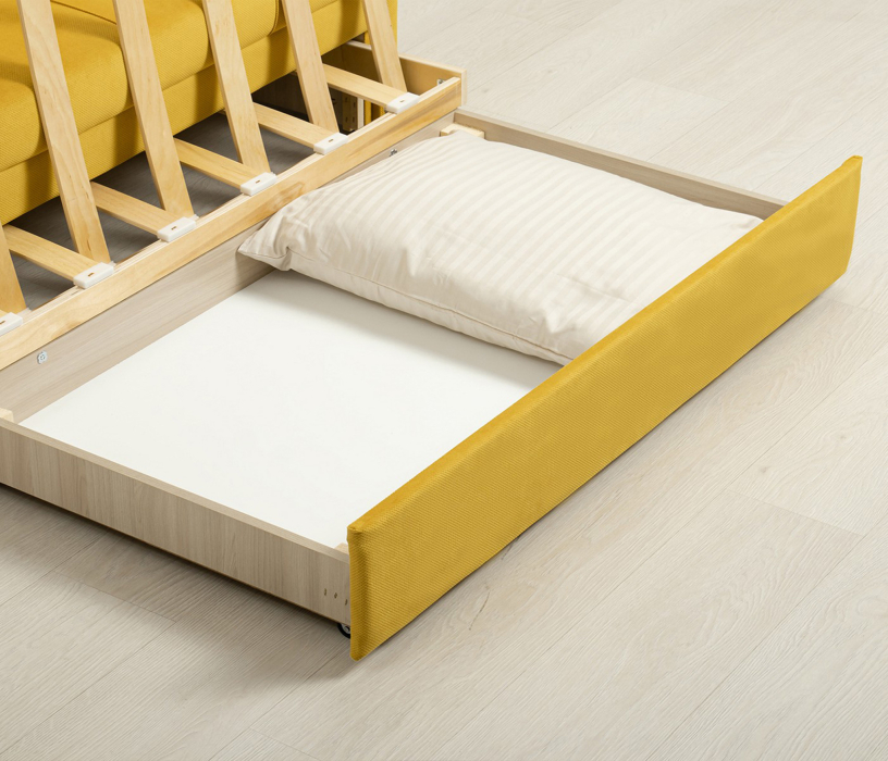 Диваны кровати со спальным местом, Диван Мелани, Велюр Киви