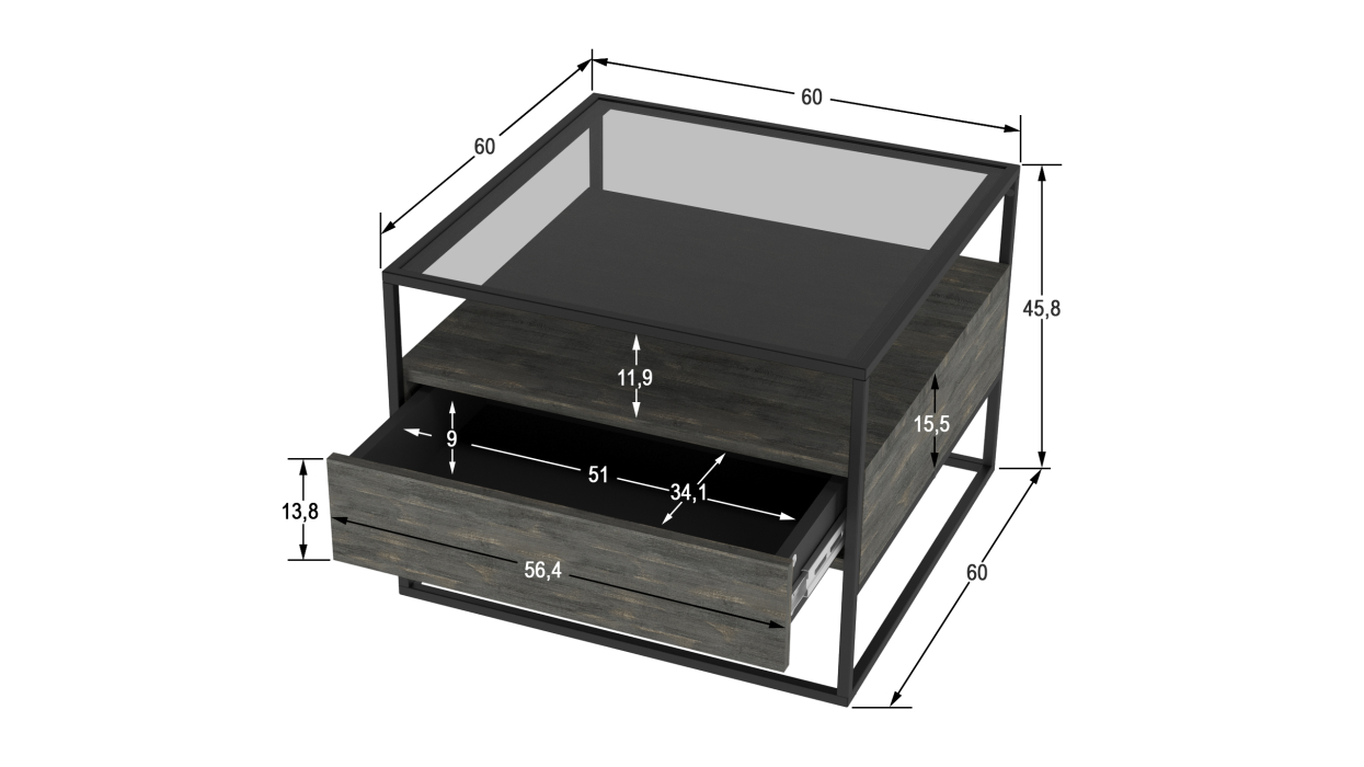 Журнальные столики, Стол журнальный Эйден 