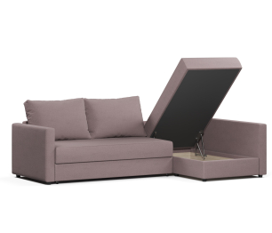 Диван угловой Фрисби дельфин, велюр