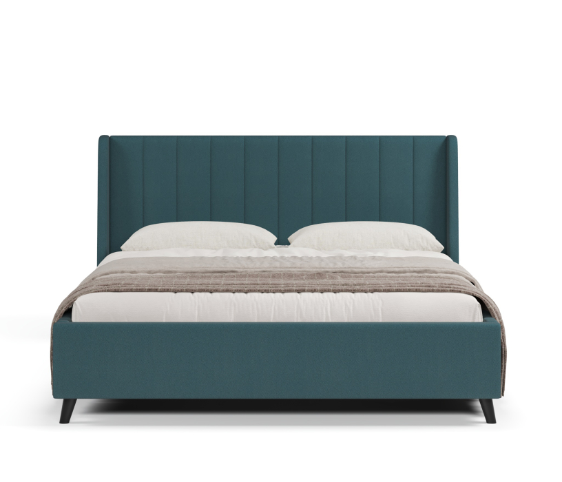 Мягкая кровать, Кровать Милла 180, велюр