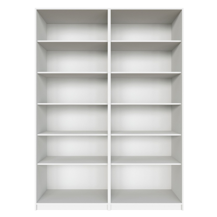 Шкафы распашные, Распашной шкаф Локер 800+800 (Гармошка с системой Push to Move/Левый) с полками