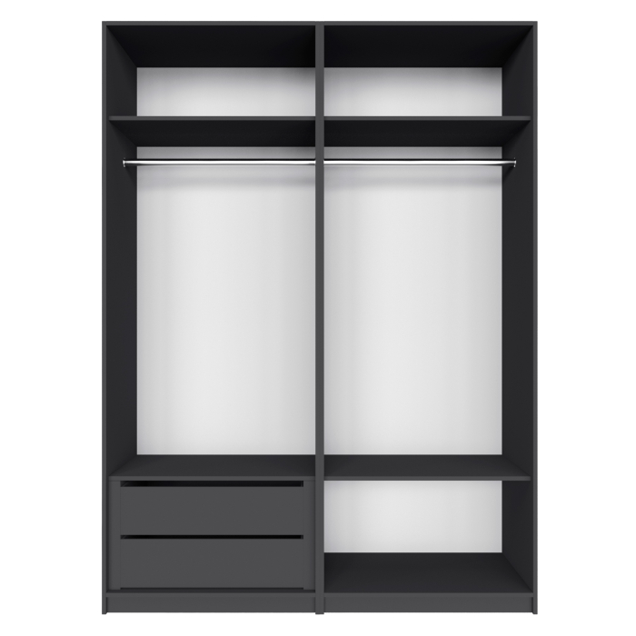 Шкафы распашные, Шкаф распашной Е1 Локер 162х52.5х220 см, с модулем