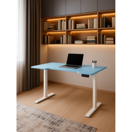 Компьютерный стол Маркос с механизмом подъема 140х80, белый