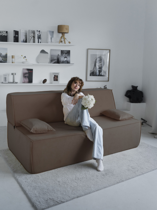 Бескаркасные диваны, Диван бескаркасный Клайд, велюр