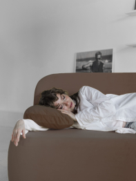 Бескаркасный диван Бабл, велюр