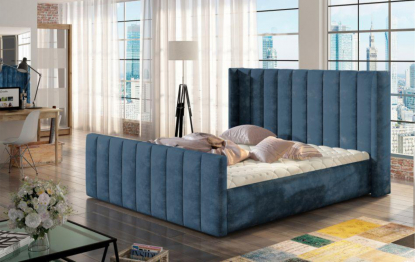 Кровать Аврора в базовых тканях, с основанием и без подъемного механизма, 160х200