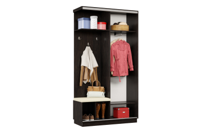 Прихожая Премьер 03 Лайт 08 Левая Мягкая