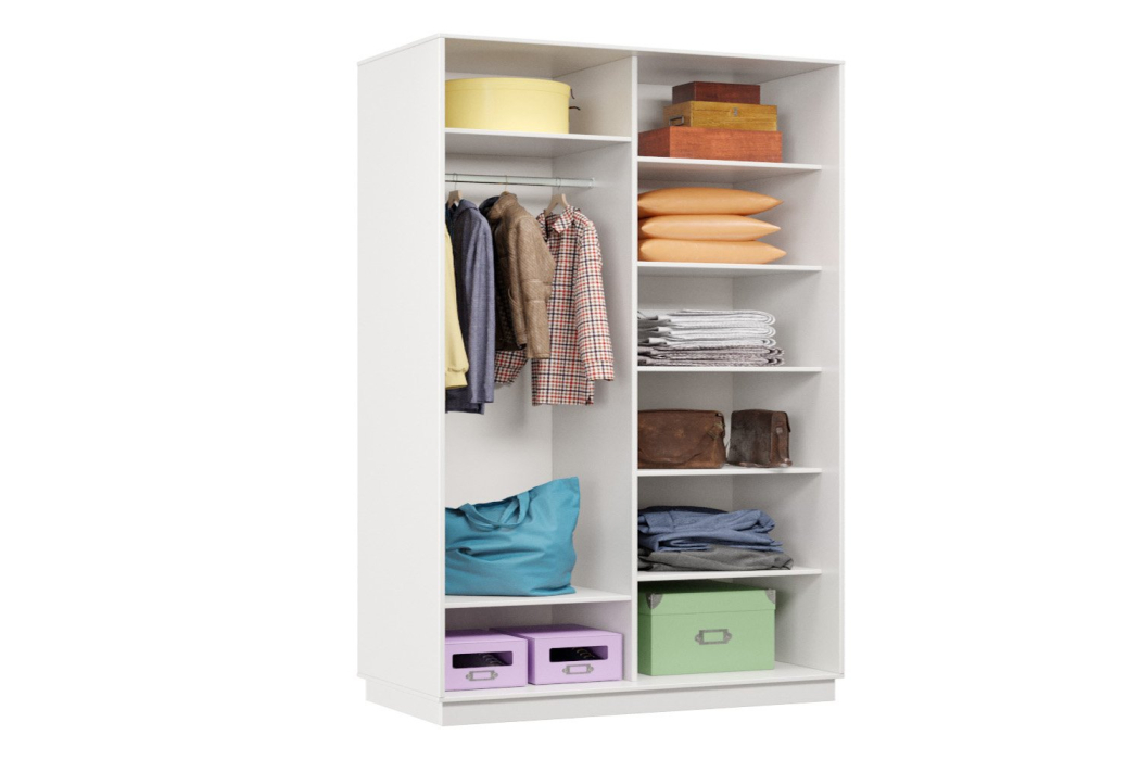 Шкафы-купе 2-х дверные, Шкаф-купе Премьер МИНИ 02 (11ЗБ;11ЗБ) фасады зеркало бронза/двухдверный/Профиль чёрный муар