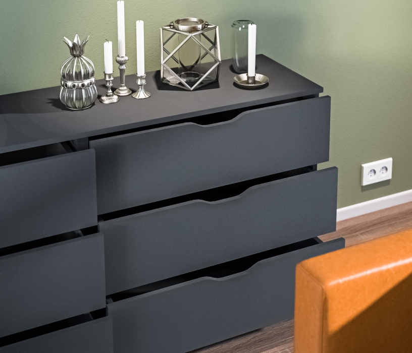 Комоды, Комод Бруклин СБ-3252/1