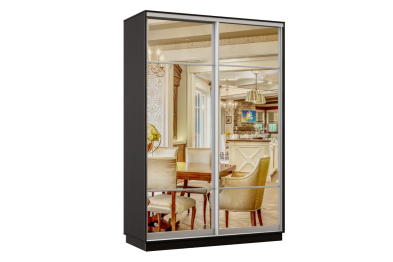 Шкаф-купе Премьер Лайт 01 Мини (11;11) двухдверный