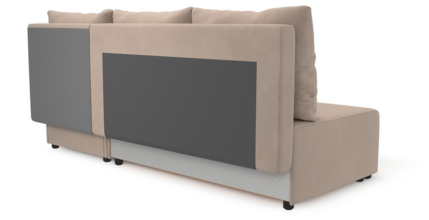 Диваны угловые в гостиную, Угловой диван Каир Lux, велюр, правый