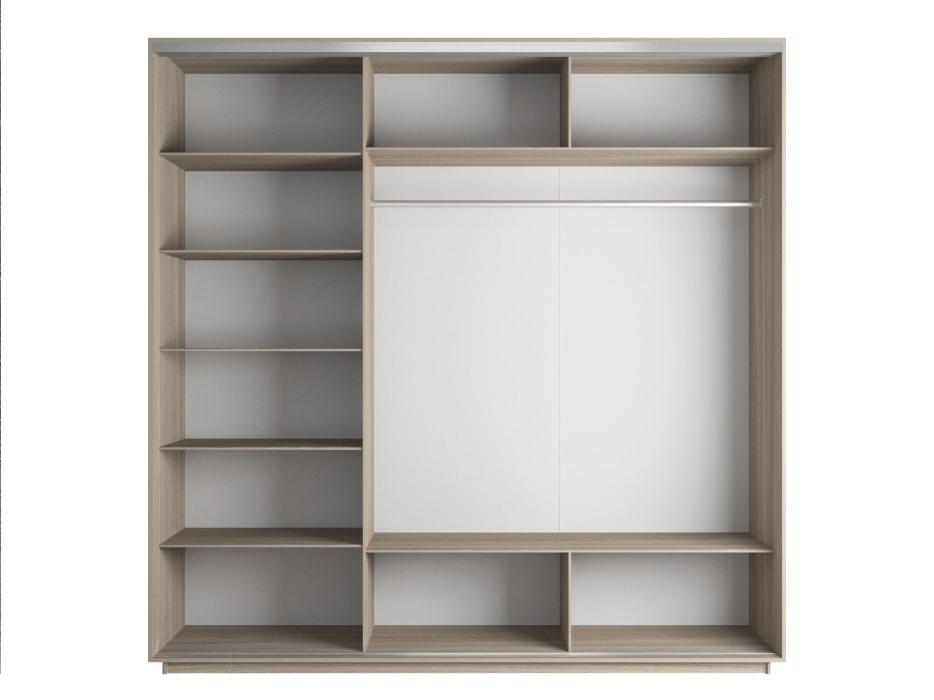 Шкафы-купе 3-х дверные, Шкаф-купе Экспресс 3-х дверный Фотопечать Квадрат Стекла 180х60х220