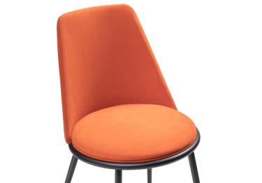 Стул Алдис катания флам / черный матовый