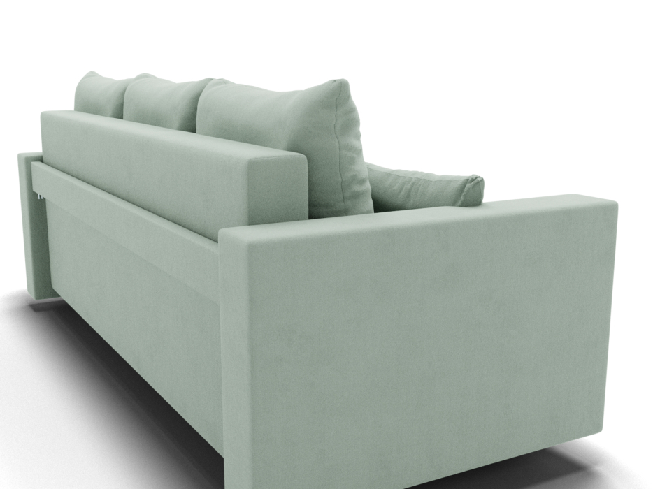 Диваны еврокнижки, Прямой диван Адам, НПБ,еврокнижка,велюр