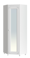 Угловые шкафы, Шкаф угловой Ассоль АС-52К с зеркалом (правый)