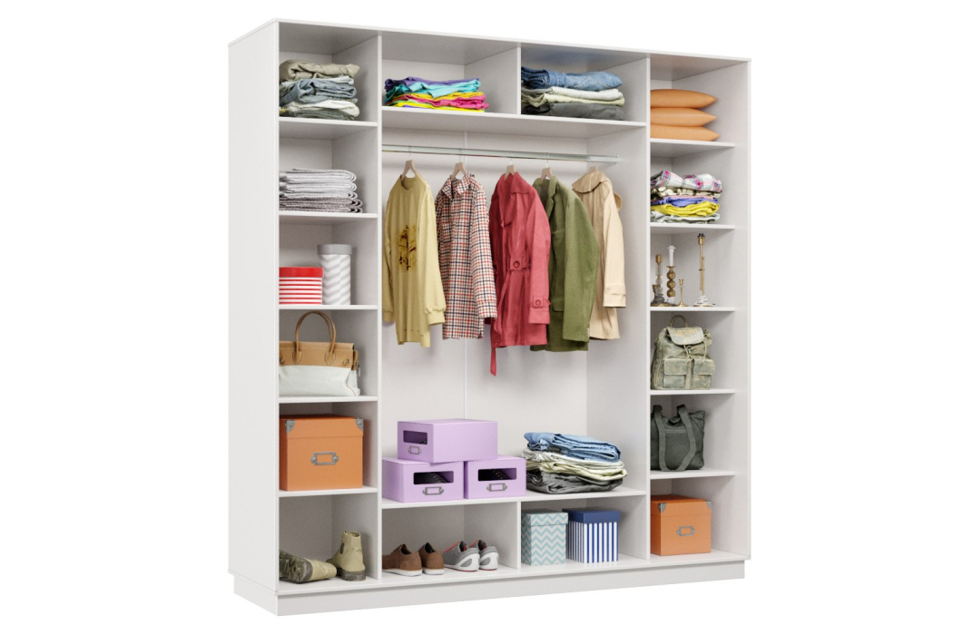 Шкафы-купе, Шкаф-купе Премьер 34 белый