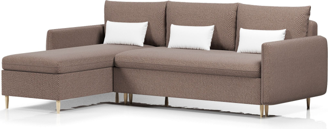 Диван-кровать угловой Рон 2 пантограф,велюр