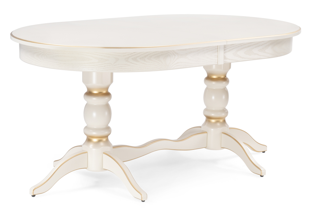 Обеденные столы, Стол деревянный Дейвер 160(220)х100 (золото)