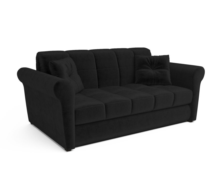 Диваны кровати со спальным местом, Прямой диван Грандия, велюр